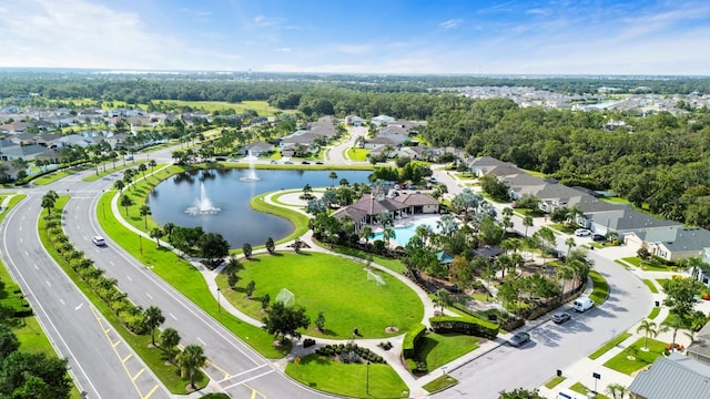 15206 Trinity Fall Way, Bradenton, FL 34212 - aerial view of property and surrounding area with a large body of water and nearby suburban area