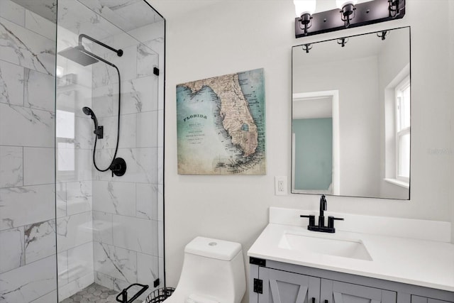 6000 115th Ln, Seminole, FL 33772 - full bathroom with vanity and tiled shower