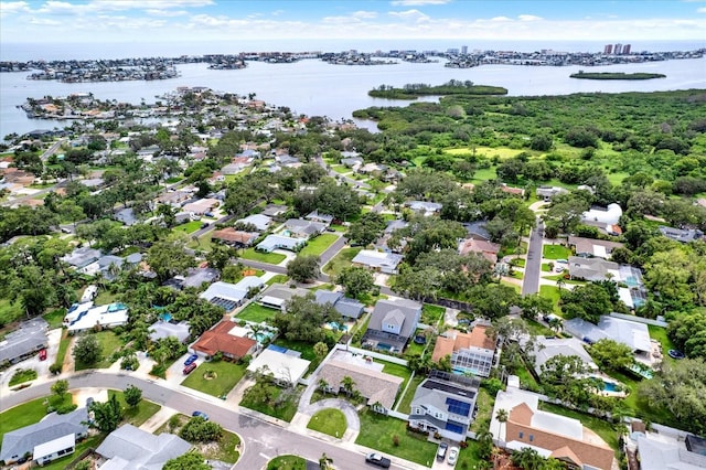 6000 115th Ln, Seminole, FL 33772 - aerial view of property and surrounding area with a nearby body of water and nearby suburban area