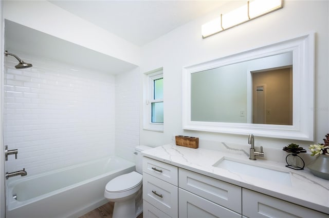 4504 Grainary Ave, Tampa, FL 33624 - bathroom with vanity,  shower combination, and wood finished floors