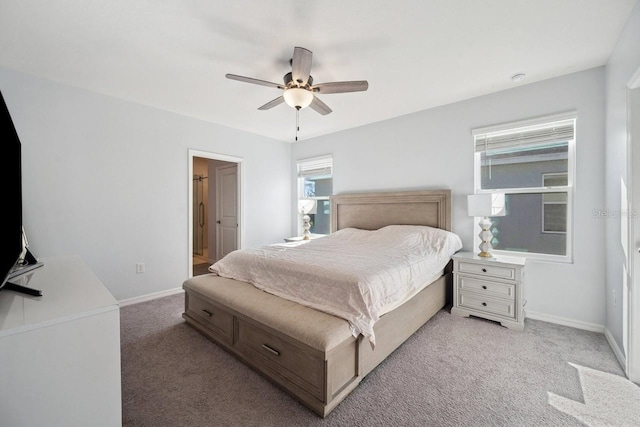16051 Soft Fern Trce, Odessa, FL 33556 - bedroom with light colored carpet and a ceiling fan