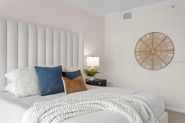 371 Channelside Walk Way Unit 1104, Tampa, FL 33602 - bedroom featuring crown molding and carpet floors
