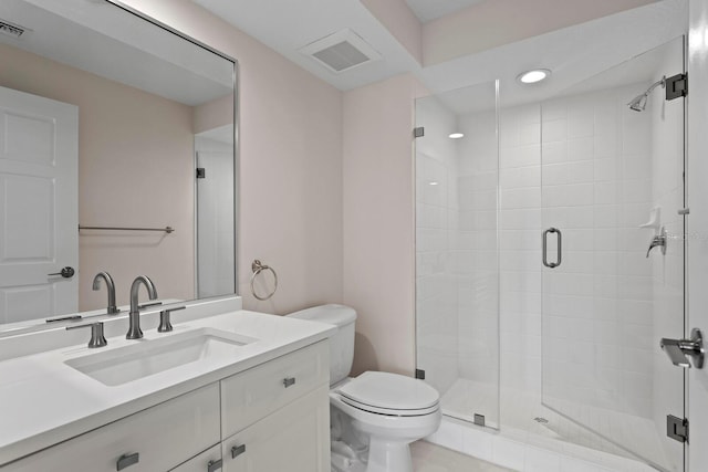 371 Channelside Walk Way Unit 1104, Tampa, FL 33602 - full bath featuring a stall shower, vanity, and recessed lighting
