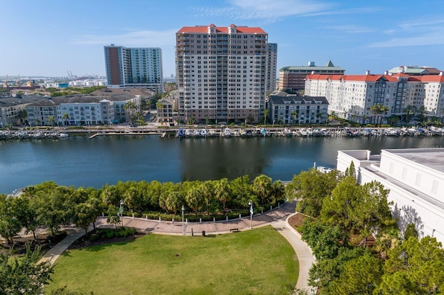 371 Channelside Walk Way Unit 1104, Tampa, FL 33602 - water view featuring nearby urban area