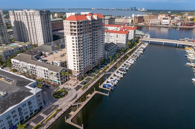 371 Channelside Walk Way Unit 1104, Tampa, FL 33602 - view of urban area featuring a nearby body of water and a notable bridge