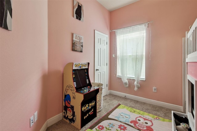 6934 Old Benton Dr, Apollo Beach, FL 33572 - sitting room featuring carpet flooring and baseboards