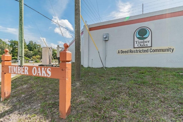 8030 San Bernardino Dr, Port Richey, FL 34668 - view of community sign