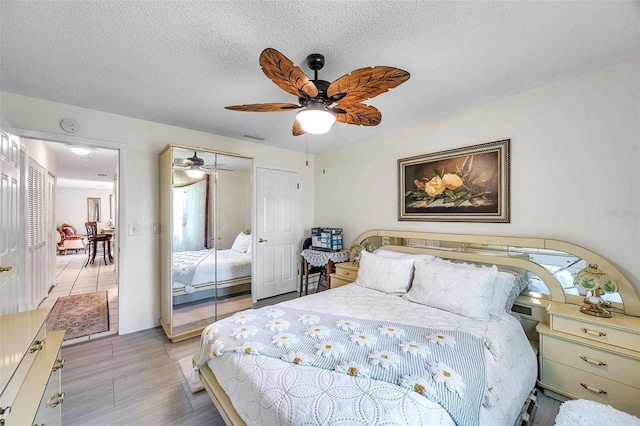 2182 Corinne Ct S Unit C, Saint Petersburg, FL 33712 - bedroom featuring a closet and ceiling fan