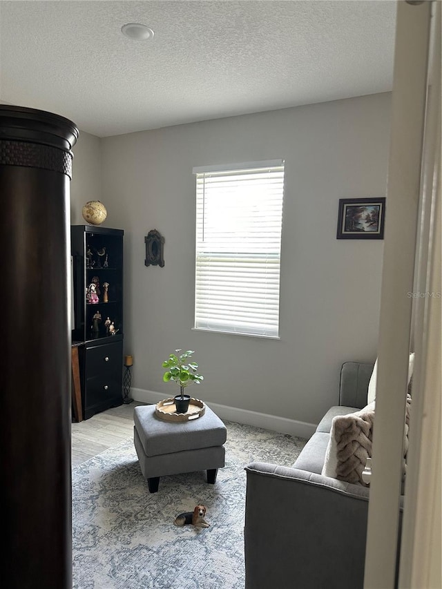 4043 SW 156th Pl, Ocala, FL 34473 - living room with baseboards and a textured ceiling