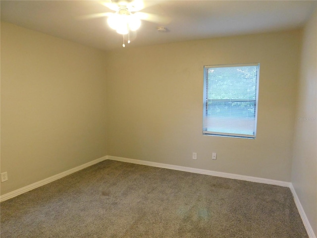 507 Francis Blvd, Lakeland, FL 33801 - carpeted empty room featuring ceiling fan and a smoke detector