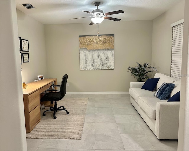 31363 Sun Kettle Loop, Wesley Chapel, FL 33545 - office featuring ceiling fan and baseboards