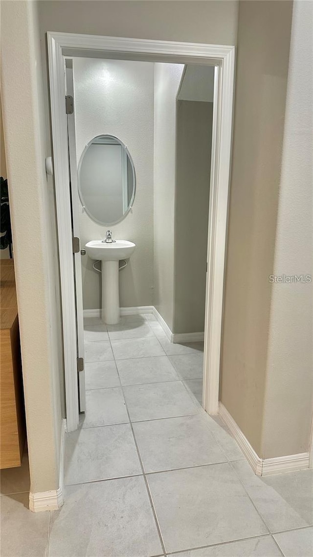 31363 Sun Kettle Loop, Wesley Chapel, FL 33545 - bathroom with tile patterned floors and a sink