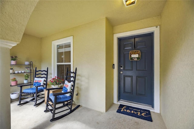 6919 Hawthorne Trace Ln, Riverview, FL 33578 - property entrance with stucco siding