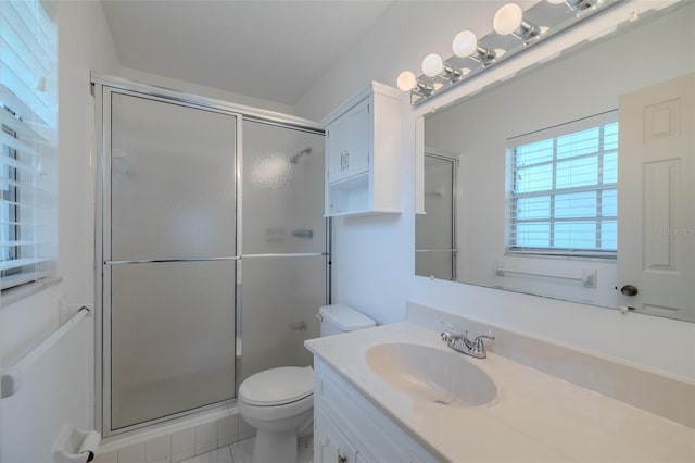 1302 Ivywood Dr, Brandon, FL 33510 - bathroom featuring vanity and a shower with door