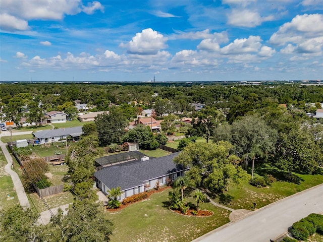 1302 Ivywood Dr, Brandon, FL 33510 - aerial view of residential area with a tree filled landscape