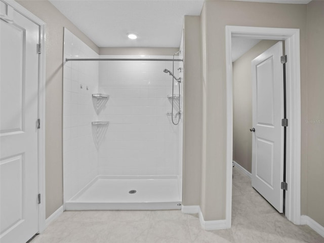 13646 Wild Ginger St, Riverview, FL 33579 - full bathroom with a shower stall and tile patterned floors