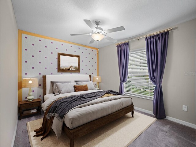 13646 Wild Ginger St, Riverview, FL 33579 - carpeted bedroom with baseboards and a ceiling fan