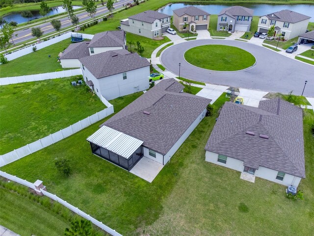 13646 Wild Ginger St, Riverview, FL 33579 - aerial view of residential area with a nearby body of water