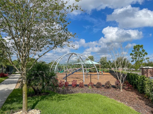 13646 Wild Ginger St, Riverview, FL 33579 - view of yard featuring a playground