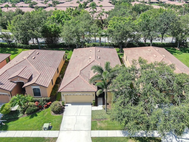 321 Silver Falls Dr, Apollo Beach, FL 33572 - aerial perspective of suburban area