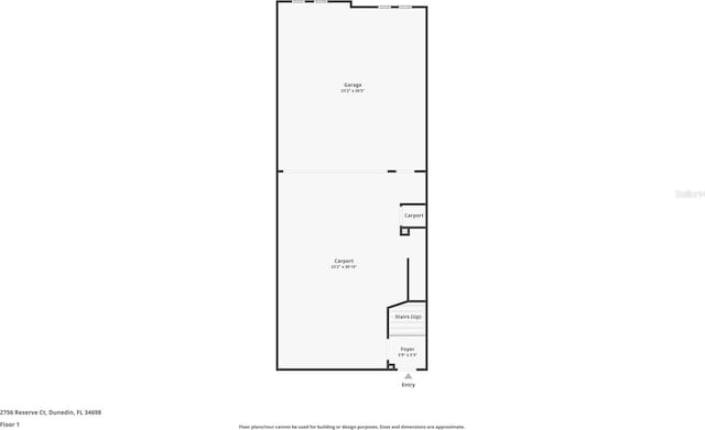 2756 Reserve Ct, Dunedin, FL 34698 - view of home floor plan