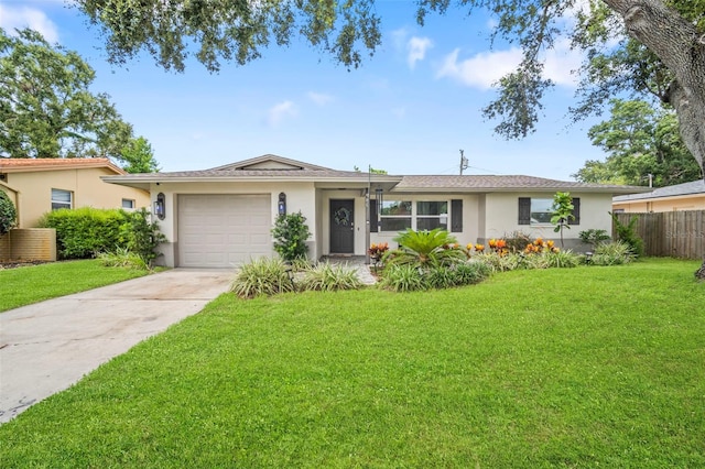 980 8th Ave NE, Largo, FL 33770 - ranch-style home with stucco siding, an attached garage, and driveway