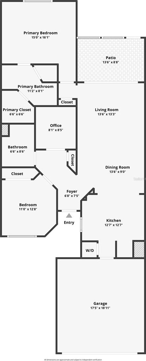 2468 Magnolia Cir, North Port, FL 34289 - view of property floor plan