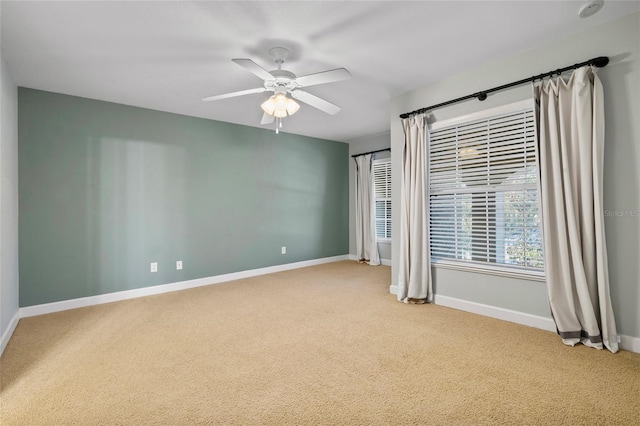 1872 Eloise Cove Dr, Winter Haven, FL 33884 - spare room with carpet flooring and a ceiling fan