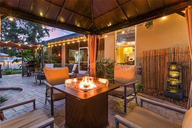 1872 Eloise Cove Dr, Winter Haven, FL 33884 - view of patio featuring a fire pit
