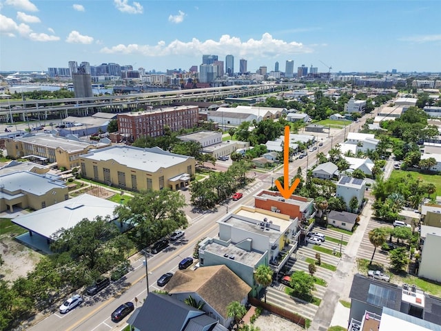 1914 E 4th Ave Unit 2, Tampa, FL 33605 - drone / aerial view of city skyline