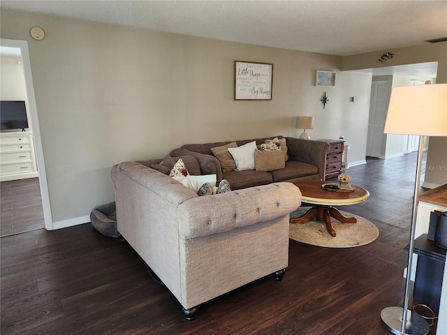 6356 7th Ave W Unit 6356, Bradenton, FL 34209 - living room with dark wood finished floors