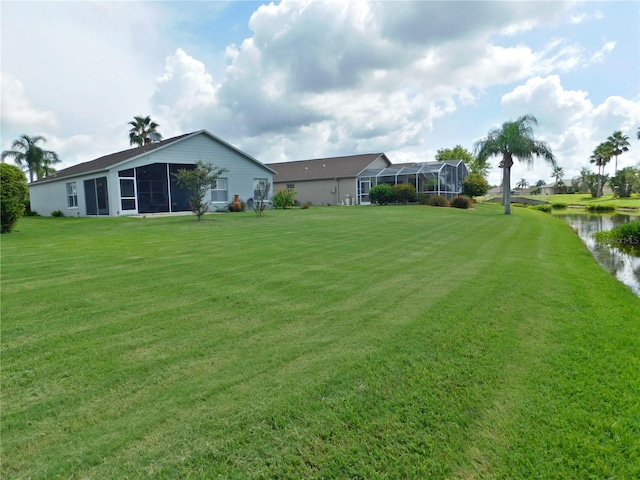 11802 Aintree Ct, Trinity, FL 34655 - view of green lawn with a water view