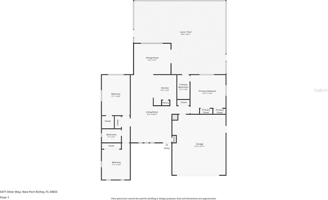 4371 Otter Way, New Port Richey, FL 34653 - view of room layout