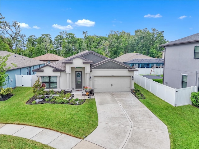 12591 Vander Way, New Port Richey, FL 34654 - single story home featuring a garage, stucco siding, driveway, and a fenced backyard