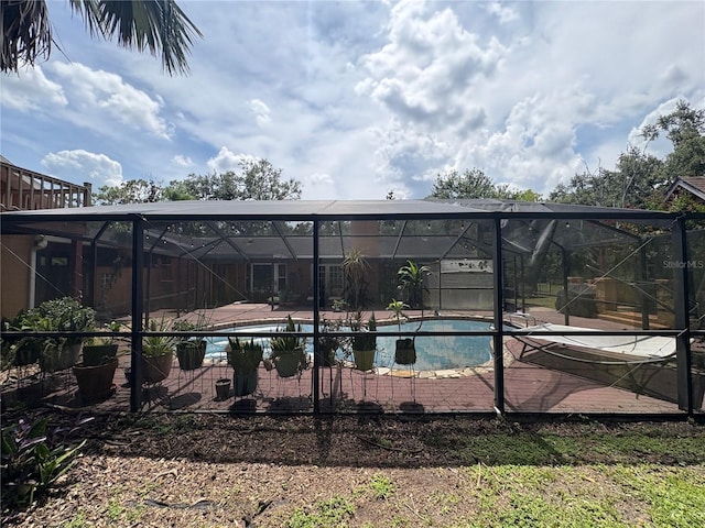 3411 Holland Dr, Brandon, FL 33511 - outdoor pool featuring a patio area and a lanai