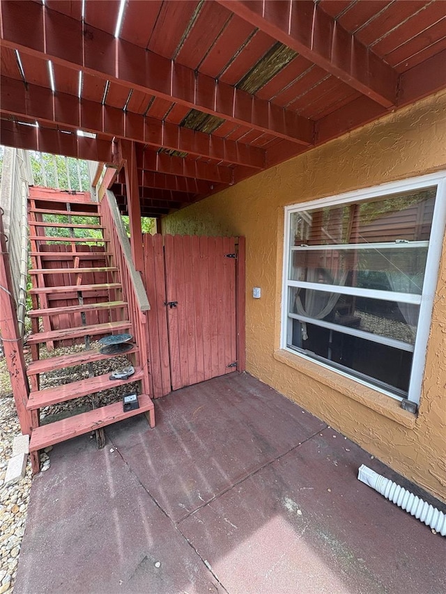 3411 Holland Dr, Brandon, FL 33511 - view of patio / terrace with stairway