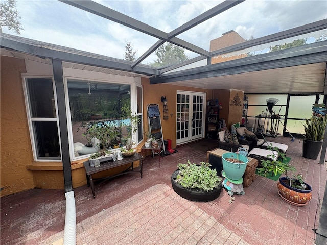 3411 Holland Dr, Brandon, FL 33511 - sunroom featuring french doors