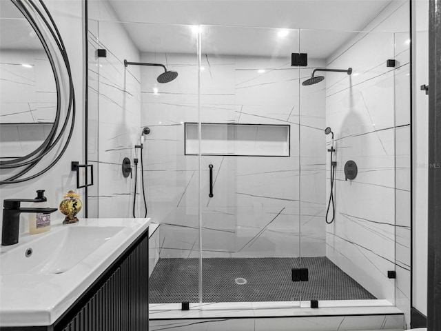 1570 48th Ave N, Saint Petersburg, FL 33703 - full bathroom featuring vanity and a shower stall