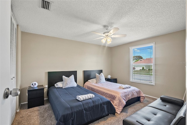 6801 34th Ave W, Bradenton, FL 34209 - bedroom featuring carpet and ceiling fan