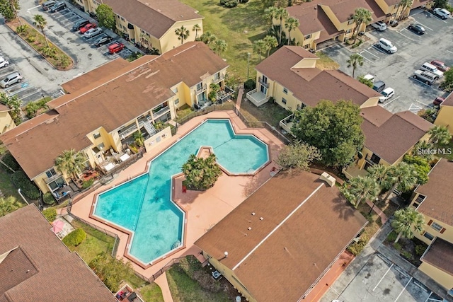 7518 Dolonita Dr Unit 7518, Tampa, FL 33615 - drone / aerial view of a pool