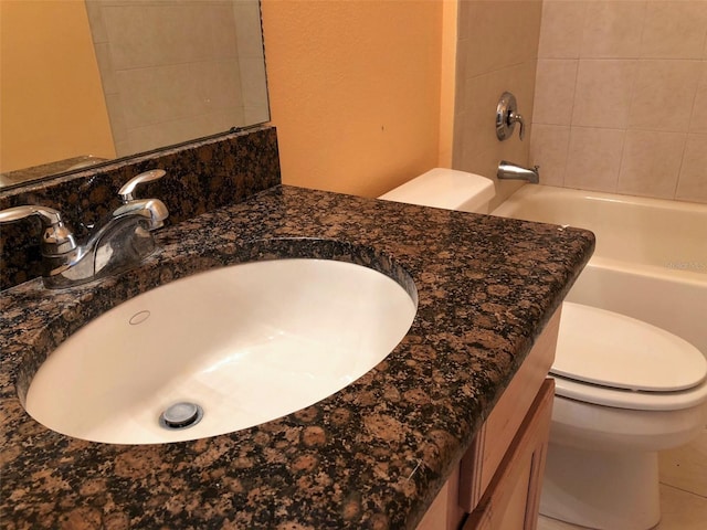 6517 Channelside Dr, New Port Richey, FL 34652 - full bath with vanity and washtub / shower combination
