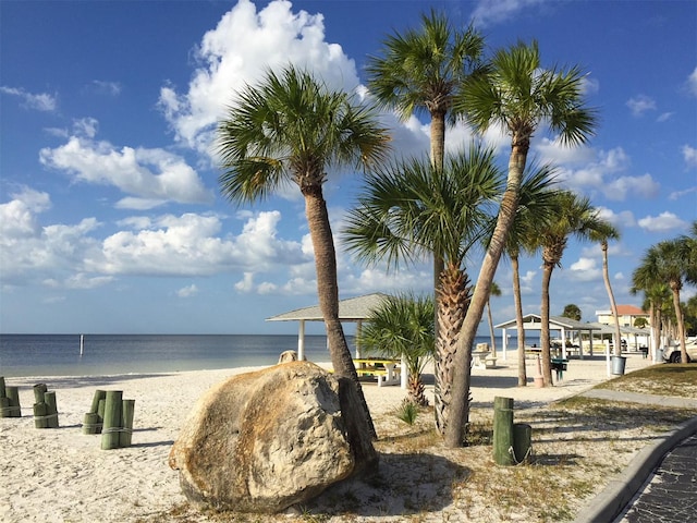 6517 Channelside Dr, New Port Richey, FL 34652 - water view with nearby beach