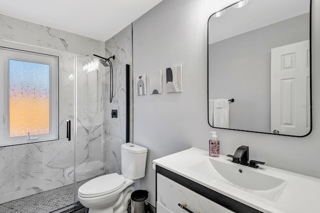 5682 25th Street Cir E, Bradenton, FL 34203 - full bath featuring a marble finish shower and vanity