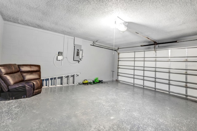 5682 25th Street Cir E, Bradenton, FL 34203 - garage with electric panel and a garage door opener