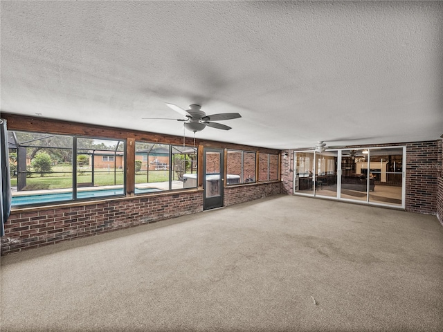 609 W Pipkin Rd, Lakeland, FL 33813 - unfurnished sunroom featuring ceiling fan