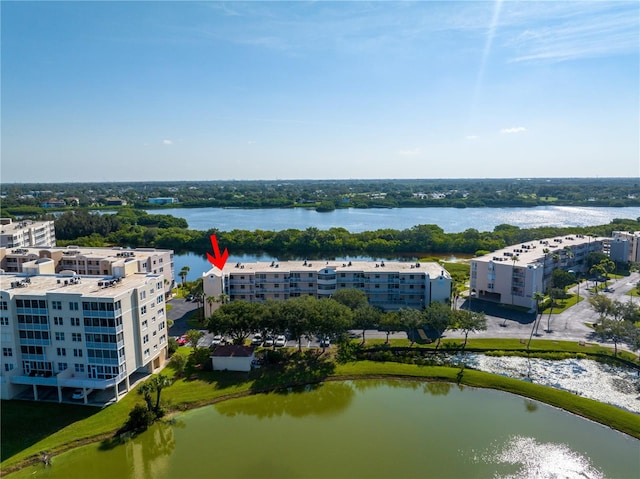 6399 Shoreline Dr Unit 4201, Saint Petersburg, FL 33708 - aerial view of apartment complex / building and a nearby body of water