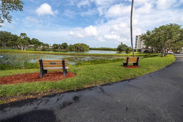 6399 Shoreline Dr Unit 4201, Saint Petersburg, FL 33708 - view of home's community with a water view and a lawn