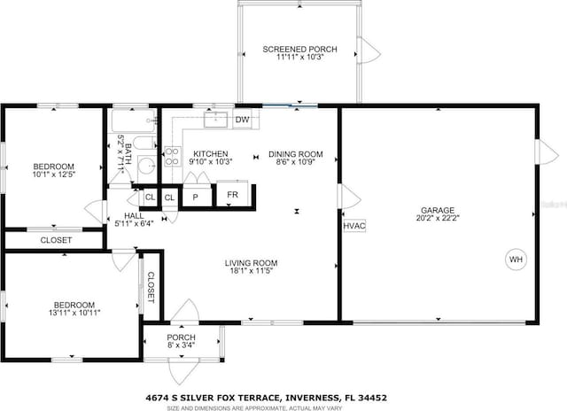 4674 S Silver Fox Ter, Inverness, FL 34452 - photo 2