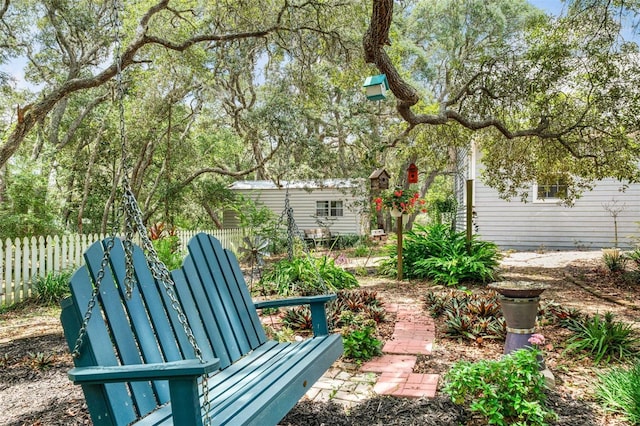 828 E Savoy St, Lecanto, FL 34461 - view of yard featuring an outdoor structure