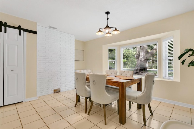 4233 Oak Ln, Saint Augustine, FL 32086 - dining area with light tile patterned floors and baseboards